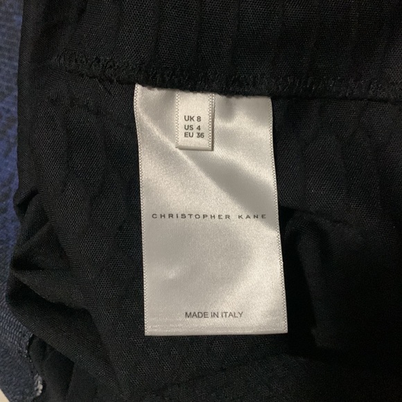 Christopher Kane Black and Navy Python Dress - Picture 10 of 11